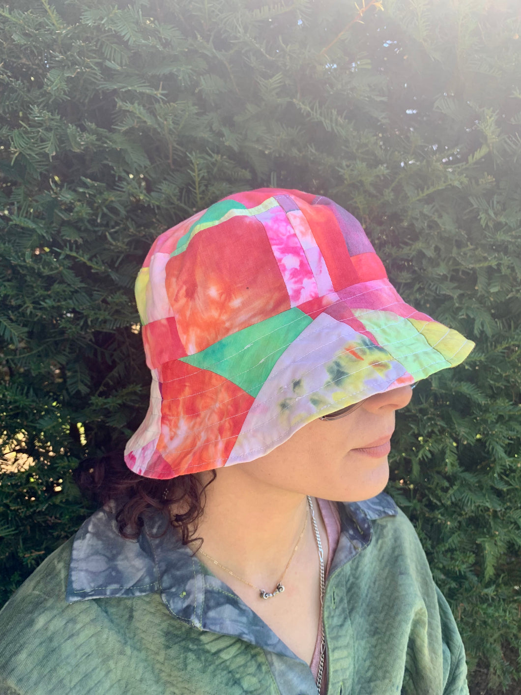 Wild Watermelon - Better Black Lining - Patchwork Bucket Hat