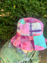 Load image into Gallery viewer, Berry Blend - Popping Pink Lining - Patchwork Bucket Hat
