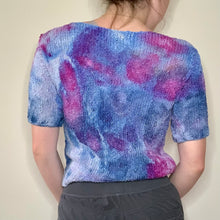 Load image into Gallery viewer, Hand Dyed 1980s Short Sleeve Sweater
