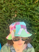 Load image into Gallery viewer, Wannabe Watermelon - Summer Storm Lining - Patchwork Bucket Hat
