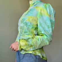 Load image into Gallery viewer, Hand Dyed 1980s Does Edwardian Cotton Blouse

