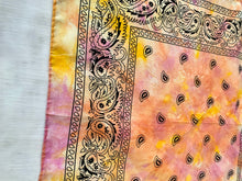 Load image into Gallery viewer, Pink Yellow and Orange Cotton Bandana
