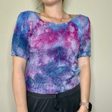 Load image into Gallery viewer, Hand Dyed 1980s Short Sleeve Sweater
