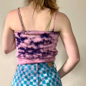 Reverse Tie Dye Vintage Tank Top