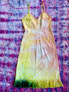 Rainbow Pastel Tie Dye Slip Dress