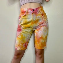 Load image into Gallery viewer, Ice Dyed Vintage Denim Shorts
