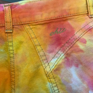 Ice Dyed Vintage Denim Shorts