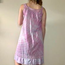 Load image into Gallery viewer, Hand Dyed Pale Purple Vintage Lounge Dress
