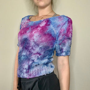 Hand Dyed 1980s Short Sleeve Sweater