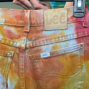 Ice Dyed Vintage Lee Jeans