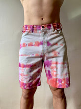 Load image into Gallery viewer, Tie Dyed Denim Levi Shorts
