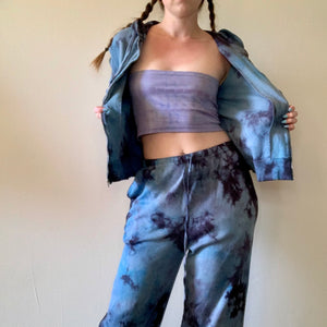 Hand Dyed Zip Up Hoody and Matching Sweats