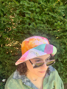 Berry Blend - Awesome Orange Lining - Patchwork Bucket Hat