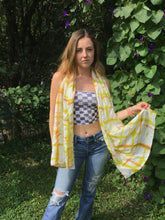 Load image into Gallery viewer, Tie Dyed Silk Extra Long Scarf
