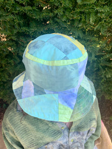 Globe Green - Summer Storm Lining - Patchwork Bucket Hat