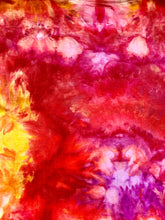Load image into Gallery viewer, Pink Orange and Yellow Ice Dyed T-Shirt
