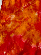 Load image into Gallery viewer, Pink and Orange Ice Dyed Vintage Scarf

