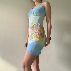 Hand Dyed Vintage Ombre Slip Dress