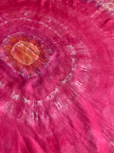 Load image into Gallery viewer, Tie Dye Pink Silk Scarf
