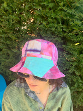 Load image into Gallery viewer, Berry Blend - Popping Pink Lining - Patchwork Bucket Hat
