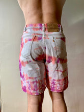 Load image into Gallery viewer, Tie Dyed Denim Levi Shorts
