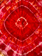 Load image into Gallery viewer, Pink and Orange Tie Dye Vintage Scarf
