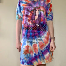 Load image into Gallery viewer, Hand Dyed Vintage Novelty T-shirt Dress
