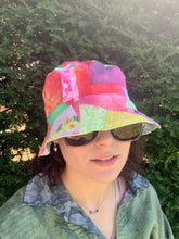 Load image into Gallery viewer, Wild Watermelon - Better Black Lining - Patchwork Bucket Hat
