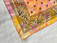 Load image into Gallery viewer, Pink Yellow and Orange Cotton Bandana
