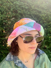 Load image into Gallery viewer, Berry Blend - Awesome Orange Lining - Patchwork Bucket Hat
