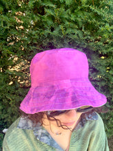 Load image into Gallery viewer, Wild Watermelon - Popping Pink Lining - Patchwork Bucket Hat
