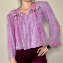 Load image into Gallery viewer, Hand Dyed Cotton Gauze Blouse
