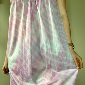 Hand Dyed Pale Purple Vintage Lounge Dress