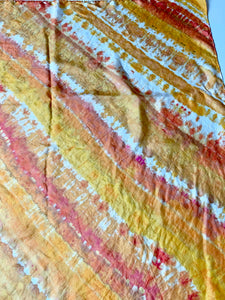 Tie Dye Silk Scarf